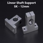 Τα Linear Shaft Supports SK είναι κατασκευασμένα από αλουμίνιο. Σκοπός τους είναι να παρέχουν αξιόπιστη στήριξη για γραμμικούς άξονες. Είναι εύκολα στην τοποθέτηση και χρησιμοποιούνται σε εφαρμογές γραμμικής κίνησης. Διαθέτουν μία βίδα (Allen) στο πάνω μέρος τους για την σύσφιξη του άξονα και 2 τρύπες στη βάση τους για στερέωση. Τύπος: SK ✓ Εύκολη τοποθέτηση Υλικό κατασκευής: κράμα αλουμινίου