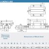 Hiwin Block Linear Guid Guidways Γραμμικοί Οδηγοί Βαγονάκι