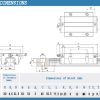 Hiwin Block Linear Guid Guidways Γραμμικοί Οδηγοί Βαγονάκι