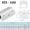Γραμμικά Ρουλεμάν με θήκη οδηγοί κίνηση CNC 3D parts long μακριά μακρύ ρουλεμάν Linear bearing with housing ballscrew