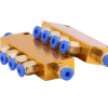 Διανομέας λίπανσης - Lubrication distributor - 2 way in 4 way out - Image 2