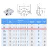Dimensions SHF support