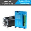 Υβριδικό μοτέρ Nema 34 12 Nm και οδηγός