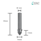 Φρέζα V 90° - για κοπή bond