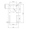 nema 34 motor bracket