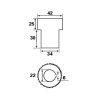 Γρανάζι - Rack rail Gear 1.25 module - 30 Teeth - Image 3