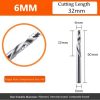 1 flute compression end mill cnc wood composite board