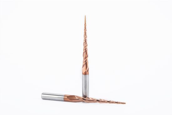 Tapered ball nose end mill 2mm 3D engraving